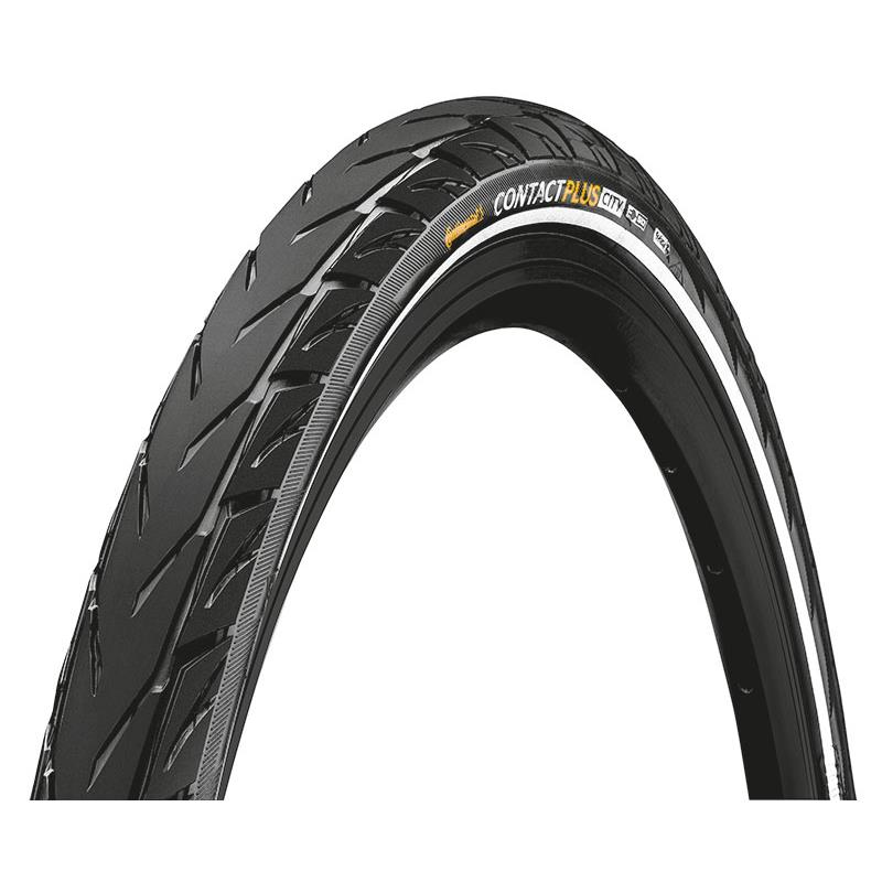 Ulkorengas 28" CONTINENTAL Contact Plus City Reflex musta, 47-622
