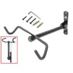 Seinäkoukku CAVO vaakataitettava musta