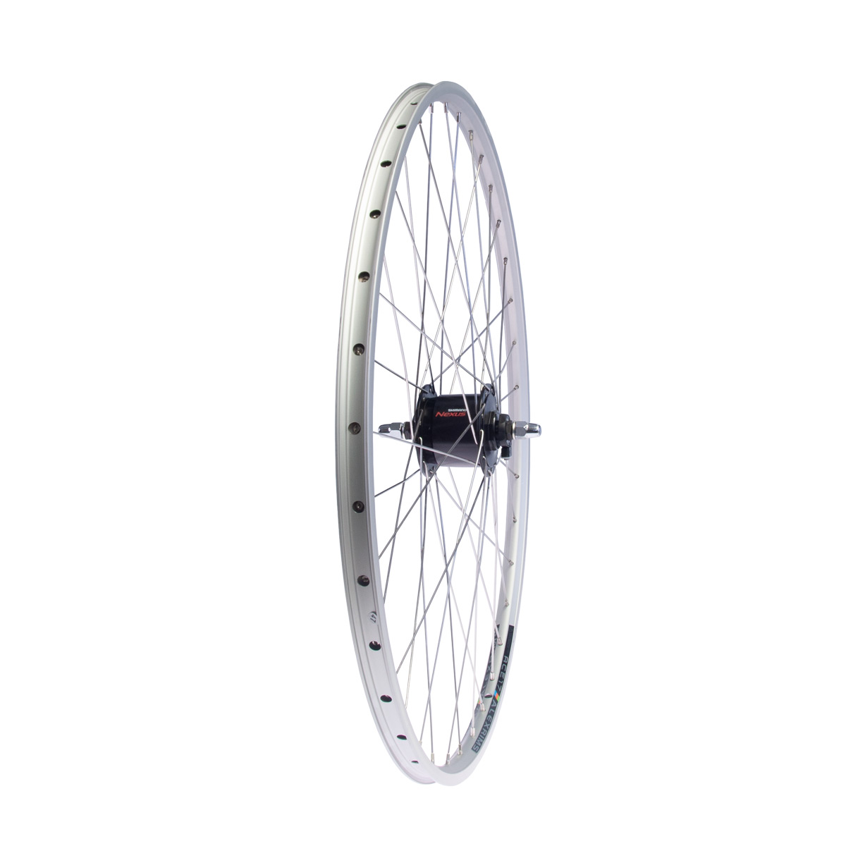 Etupyörä 28" 18-622 SHIMANO Napadynamo. Alex ACE 17. 2-pohja. alumiini. 36r