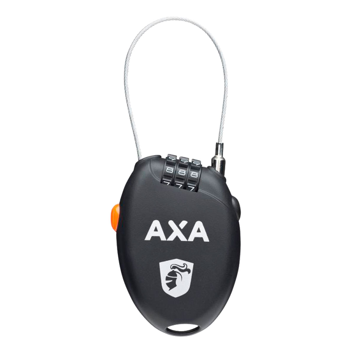 Kaapelilukko AXA Roll 75cm numeroyhdistelmällä