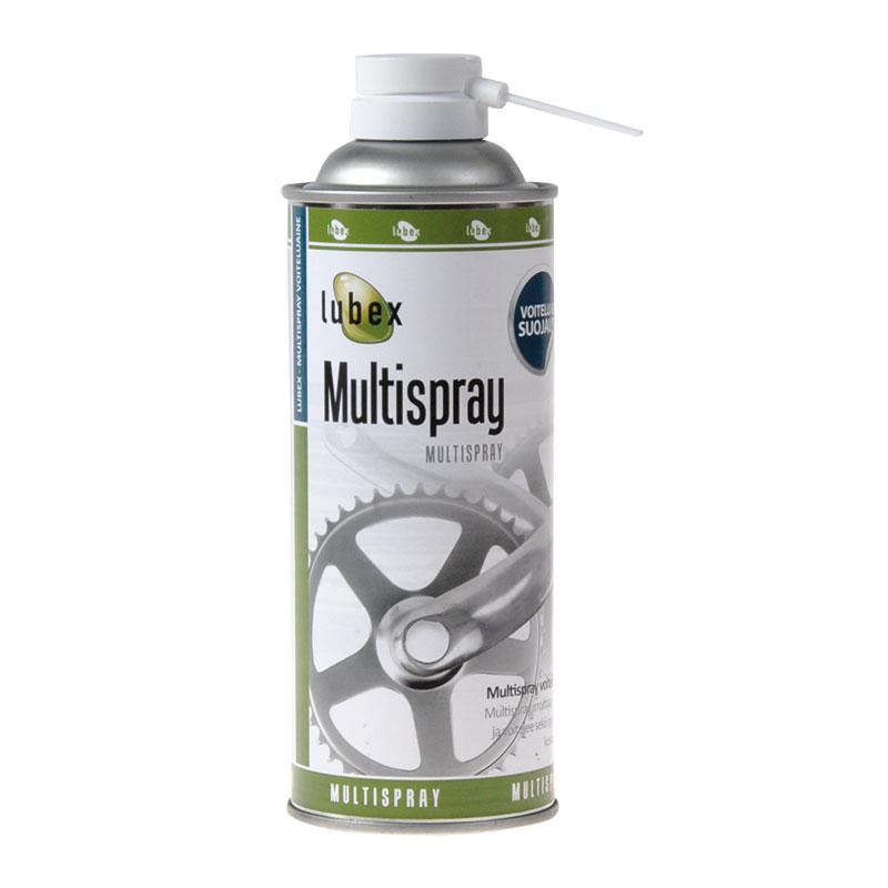 Polkupyörän yleisvoiteluaine LUBEX Multispray 400ml (12)