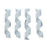 Vaijerinkuoren suoja ALLIGATOR Spiraali 4-5mm 4kpl/pss valkoinen