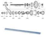 SHIMANO 1-v (CB-E110) akseli 160mm