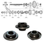 SHIMANO 1-v (CB-E110) kartio Pölysuojalla