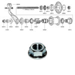 SHIMANO 1-v (CB-E110) laippamutteri