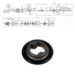 SHIMANO NEXUS 7-V (SG-7C22725/26/30) kartio oikea tiivisteellä