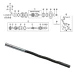 SHIMANO 3-v (SG-3C40/41) työntötanko pit. 86.85mm