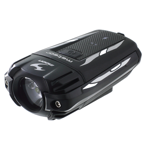 Ladattava led-etuvalo MOON Meteor 400 lumen musta