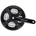 Kampipari LASCO 48/38/28 170mm alu nelikantti 118mm akseli ketjusuoja musta