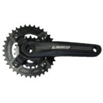 Kampipari LASCO 36/22 170 mm alu nelikantti musta