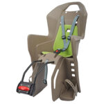 Lastenkuljetusistuin POLISPORT Koolah runkokiinnike ruskea/vihreä