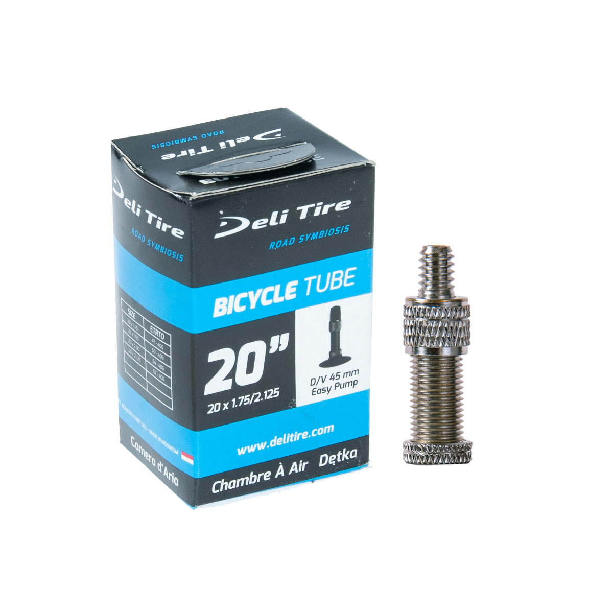 Sisärengas 20" DELI. 47/57-406. pikaventtiili 45