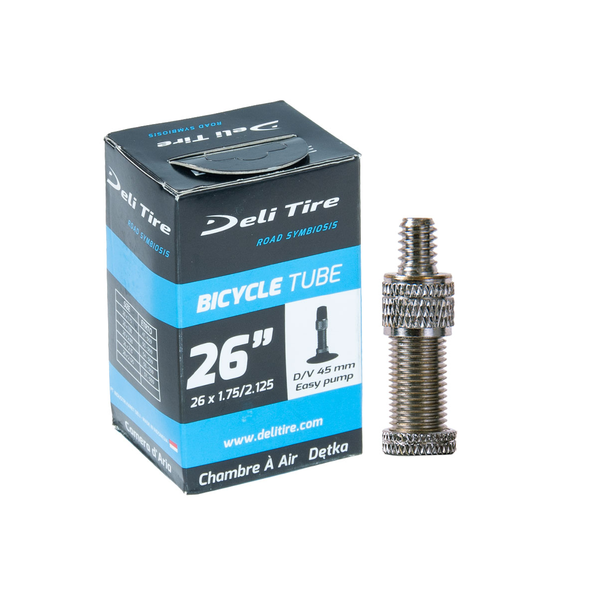 Sisärengas 26" DELI. 47/57-559. pikaventtiili 45