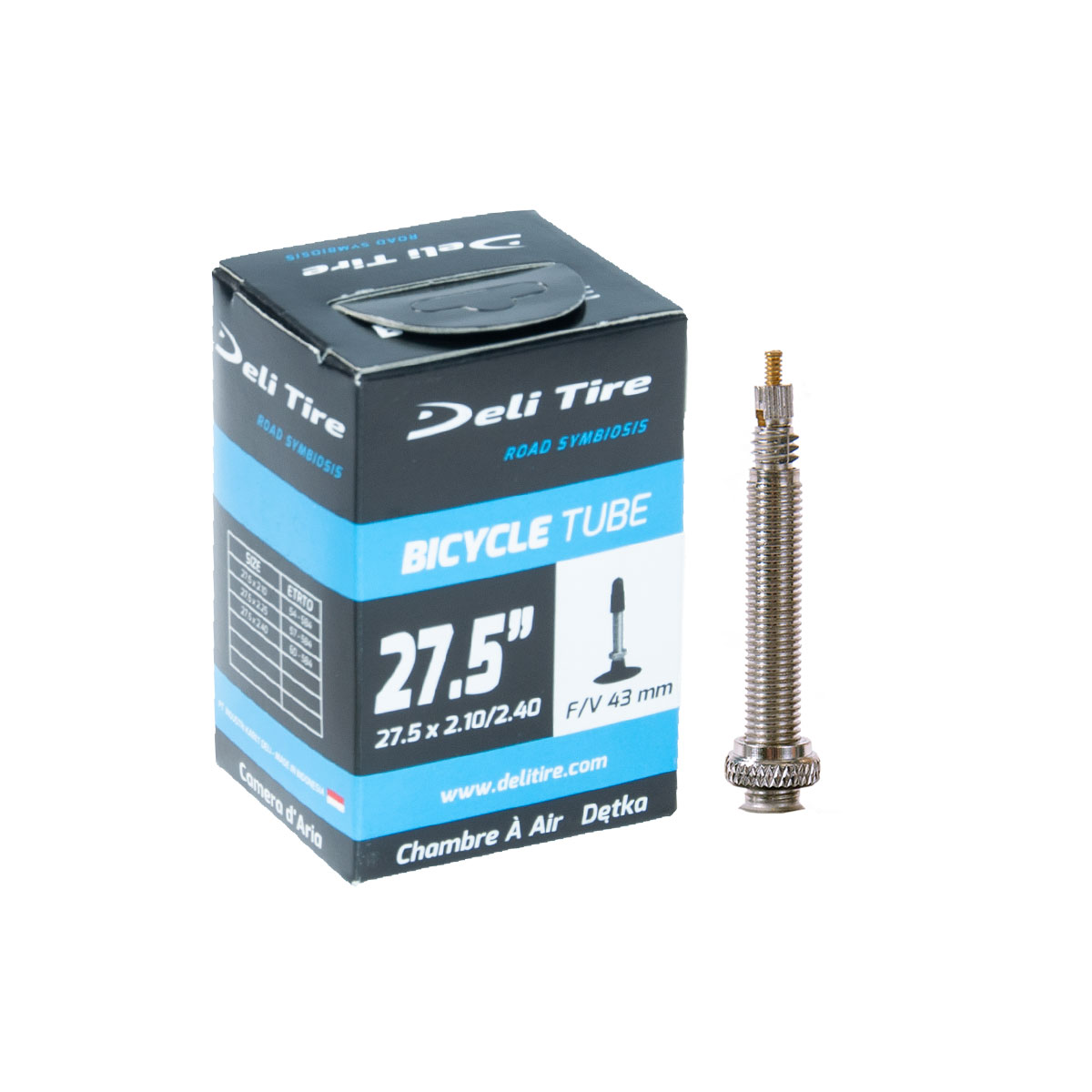 Sisärengas 27.5" DELI. 54/60-584. prestaventtiili 43