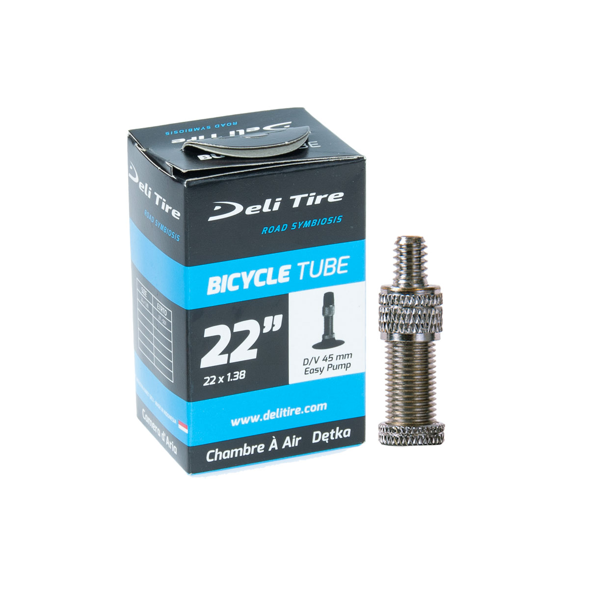 Sisärengas 22" DELI. 37/44-501. pikaventtiili 45