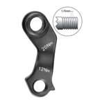 Takavaihtajan korvake UNION GH-199 KTM 12 mm läpiakseli kierre 1.75.