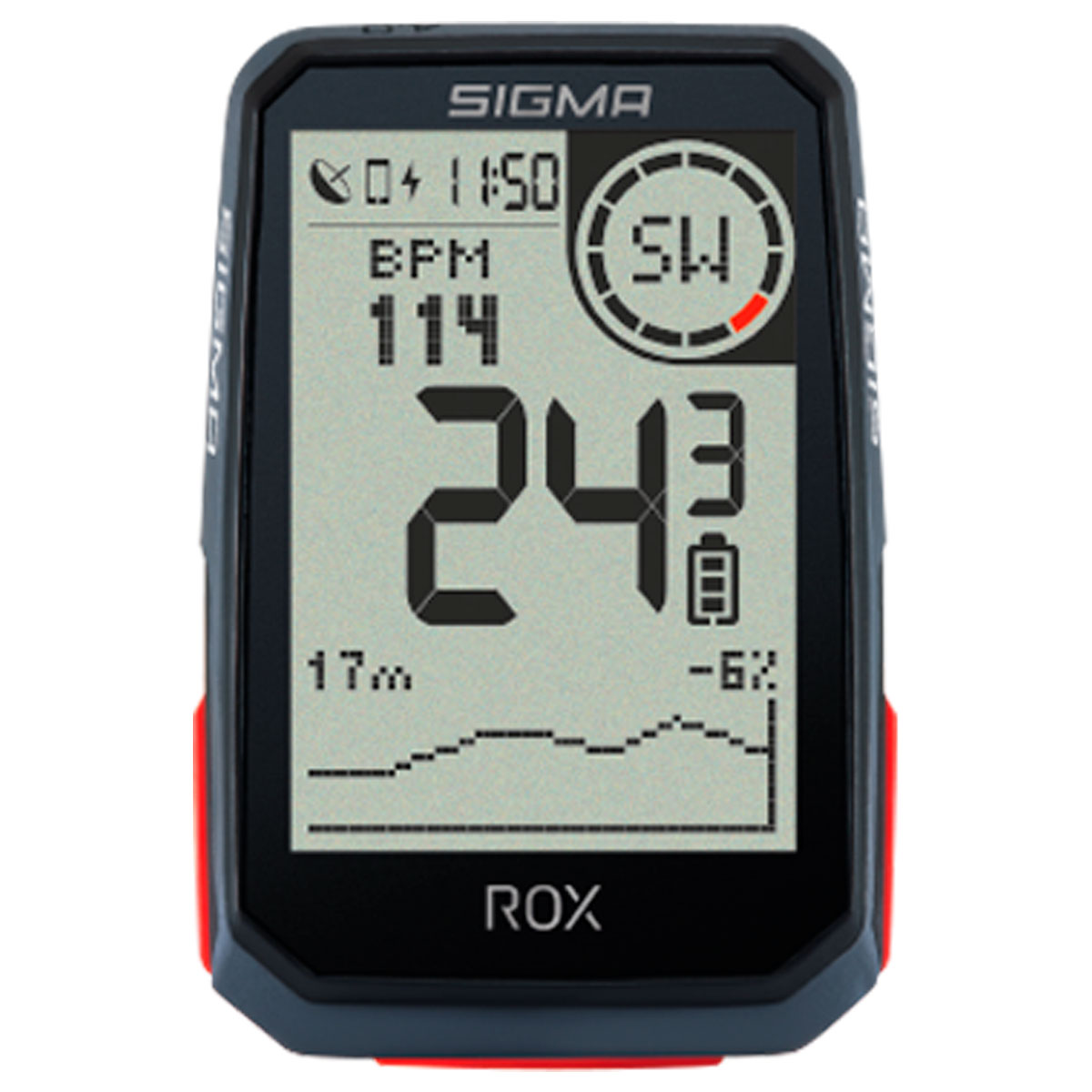 Polkupyörän mittari SIGMA ROX 4.0 GPS Musta