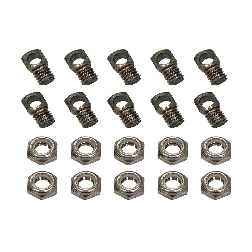 Lokasuojan kiinnikkeet reikäpultti ja mutterit 10kkpl/ pss