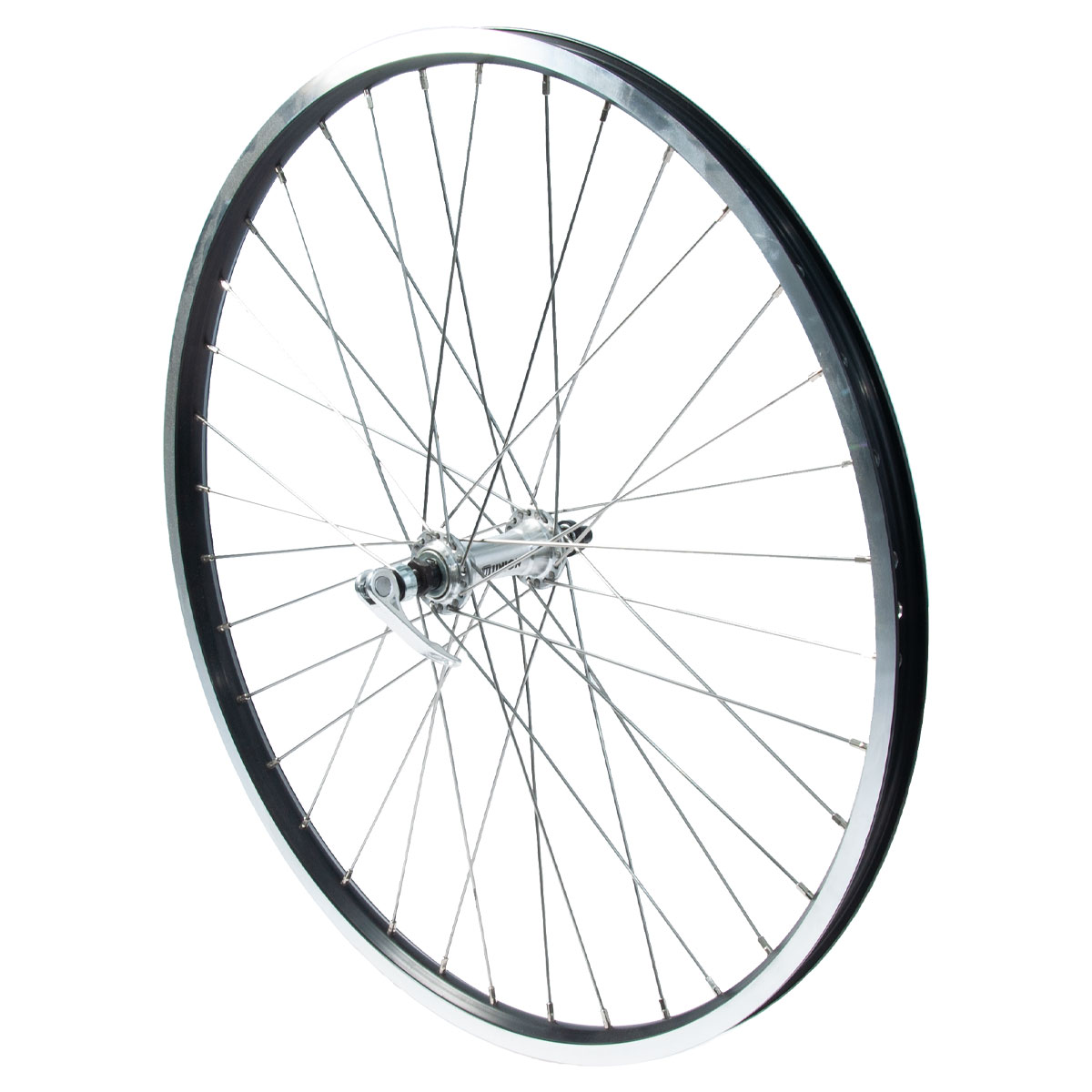 Etupyörä 24" 18-507 SHIMANO pikalukitus. Alex ACE 17. 2-pohja. musta. 36r