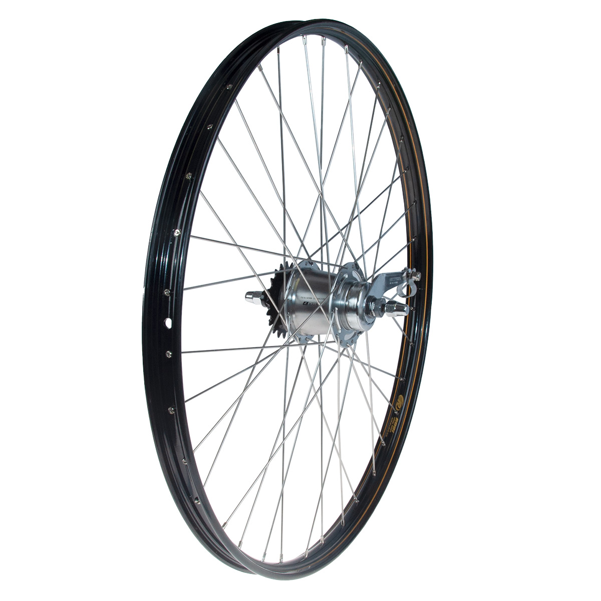 Takapyörä 26" 24-584 SHIMANO Nexus 7v. Rodi Westwood. musta
