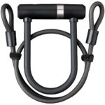 U-lukko AXA Newton Mini Pro + vaijeririimu 100/10 musta