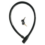 Vaijerilukko Cavo 6/65cm musta