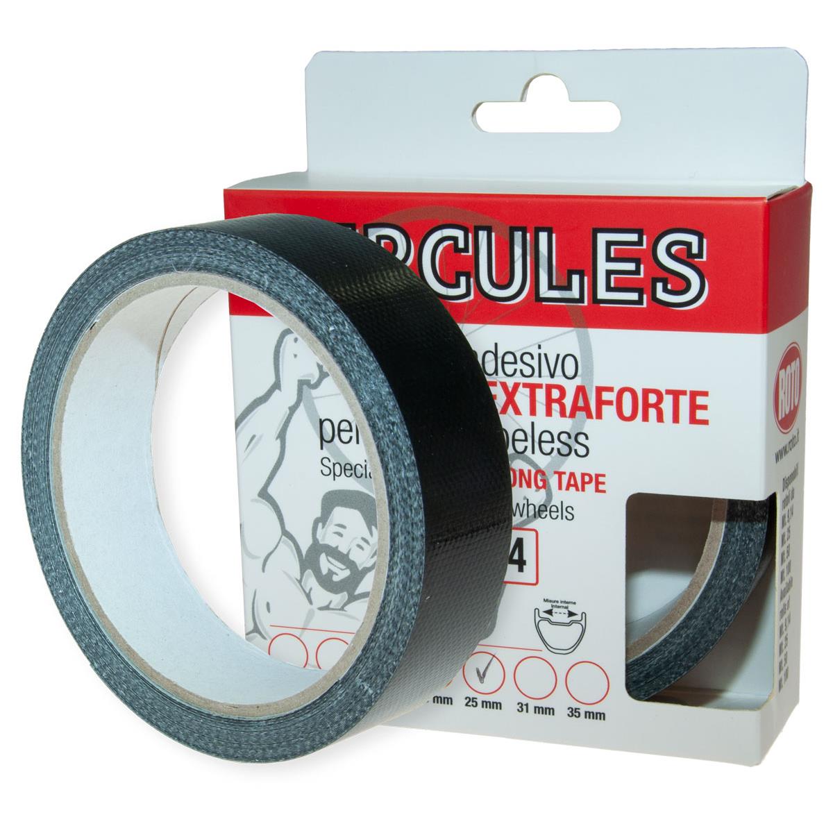 Vanneteippi HERCULES 9.14m leveys 25mm musta