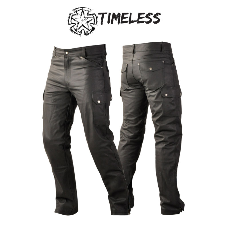 Nahkahousu Legend, musta, miesten reisitaskuilla