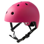 Pyöräilykypärä GTX BMX Lady matta pinkki säätöpannalla, 52-57 cm