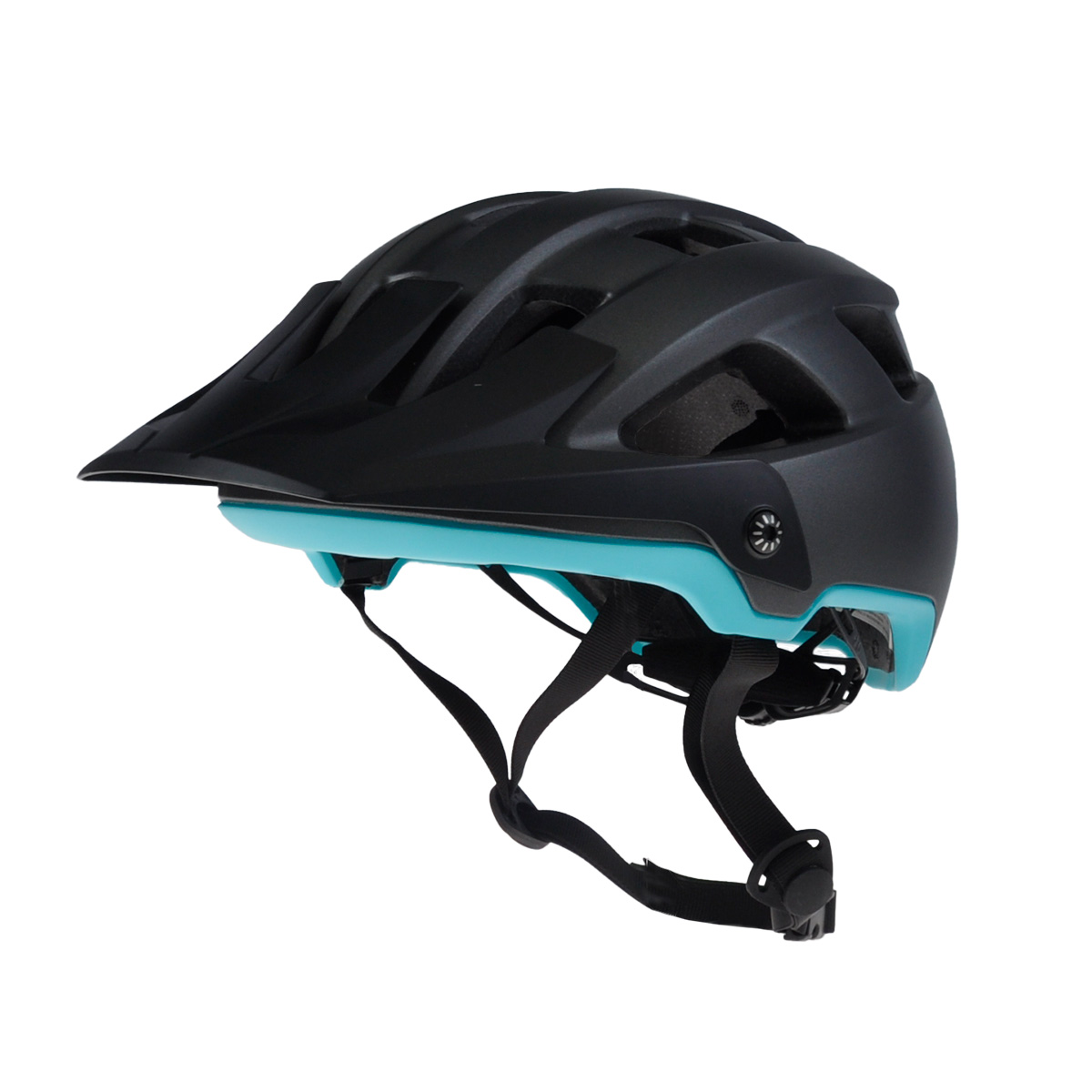 Pyöräilykypärä GTX Enduro mattaharmaa/sin säätöpannalla, 55-59 cm