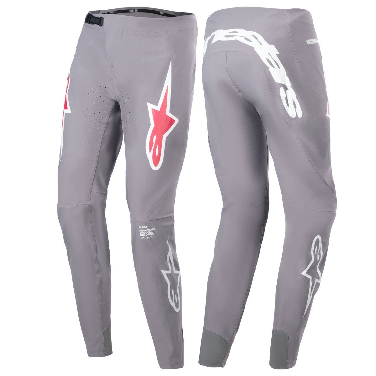 Housut ALPINESTARS A-Supra Race tummanharmaa,30