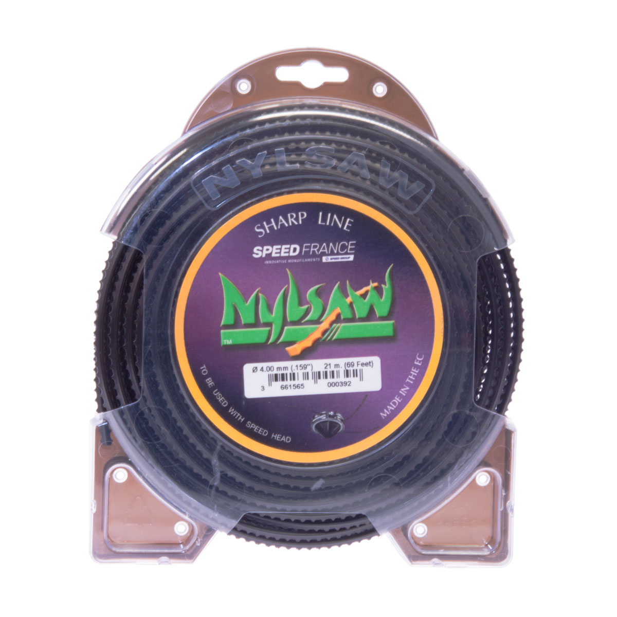 Speed-France Trimmerin siima, Nylsaw, Hammastettu, Ø 3,0mm x 37m