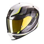 SCORPION EXO-1400 AIR Attune, kypärä, valkoinen-musta-keltainen S