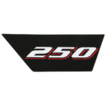 tarra "250" taka/oikea mxu pun