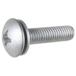 Kateruuvi, M6x25 kupukanta hopeoitu