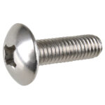 Kateruuvi, kupukanta M6x20 ruostumaton