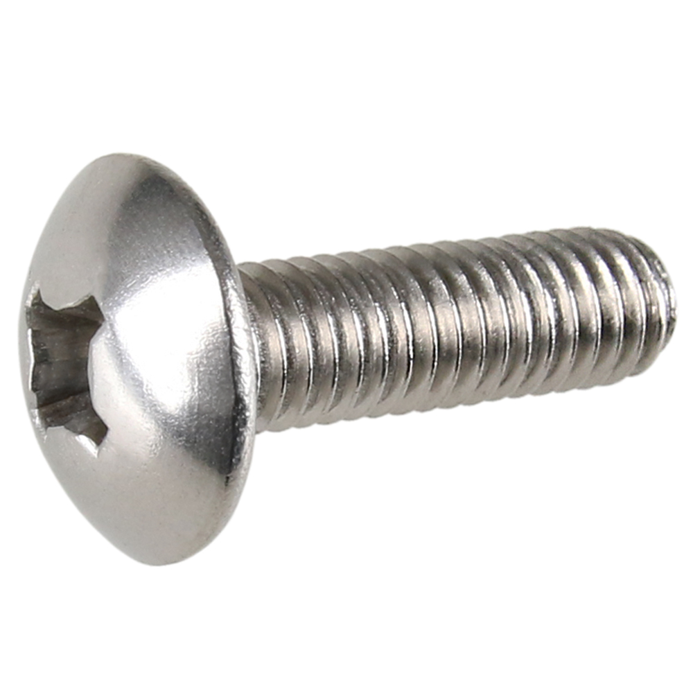 Kateruuvi, kupukanta M6x20 ruostumaton