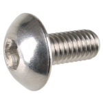 Kateruuvi, M6x14 kupukanta ruostumaton