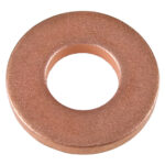 Aluslevy, 8x18mm kuparoitu