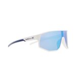 Spect Red Bull Dash Sunglasses Shiny White-Blue w Smoke Blue Mirror lens