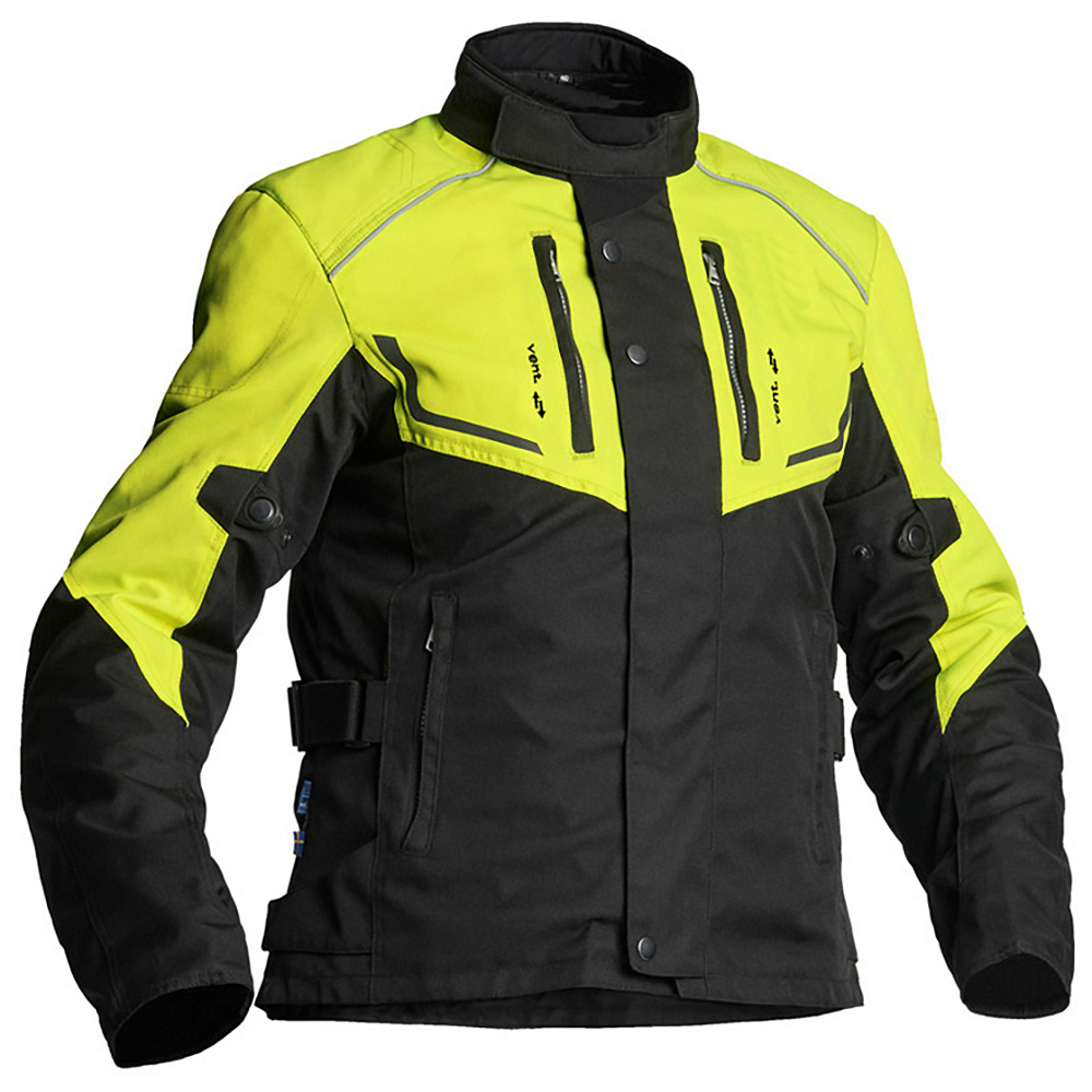 Lindstrands Tekstiilitakki Halden Naisten Musta/keltainen 40