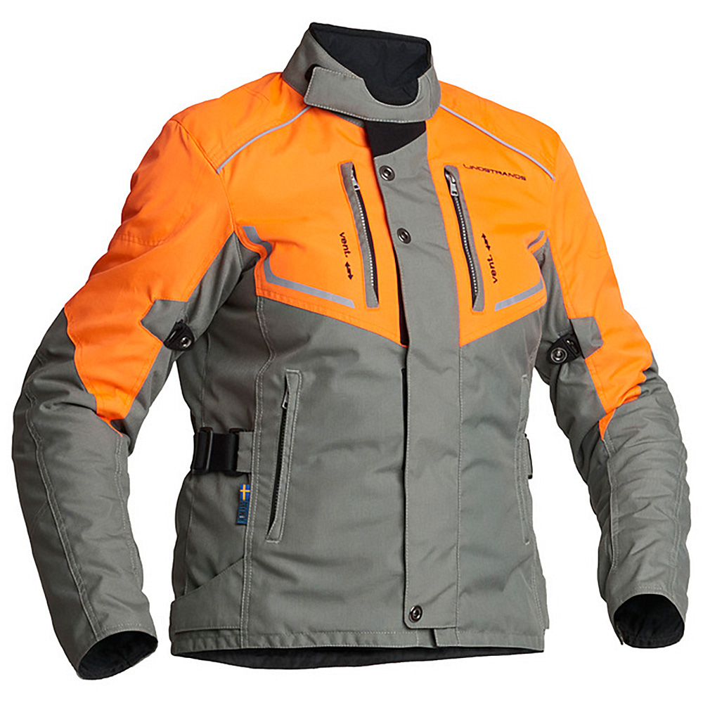 Lindstrands Tekstiilitakki Halden Naisten Fog/Oranssi 44