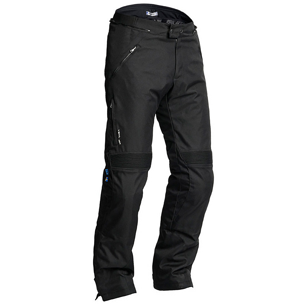 Lindstrands Tekstiilihousu Volda Musta lyhyt ja leveä 100