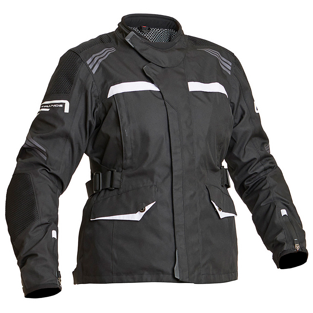 Lindstrands Tekstiilitakki Granberg Naisten Musta/valkoinen 34