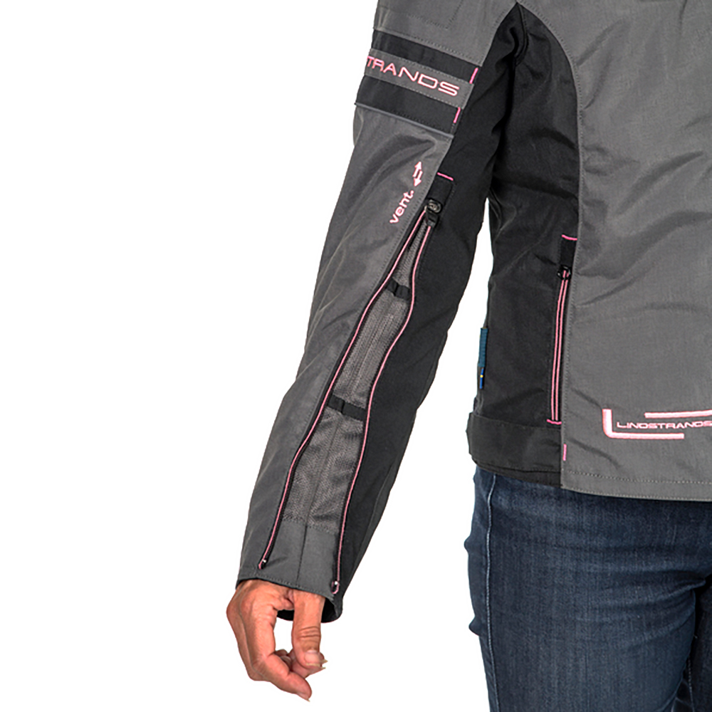 Lindstrands Tekstiilitakki Liden Naisten Harmaa/Pinkki 34 - Image 4