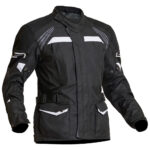 Lindstrands Tekstiilitakki Transtrand Musta/valkoinen 56