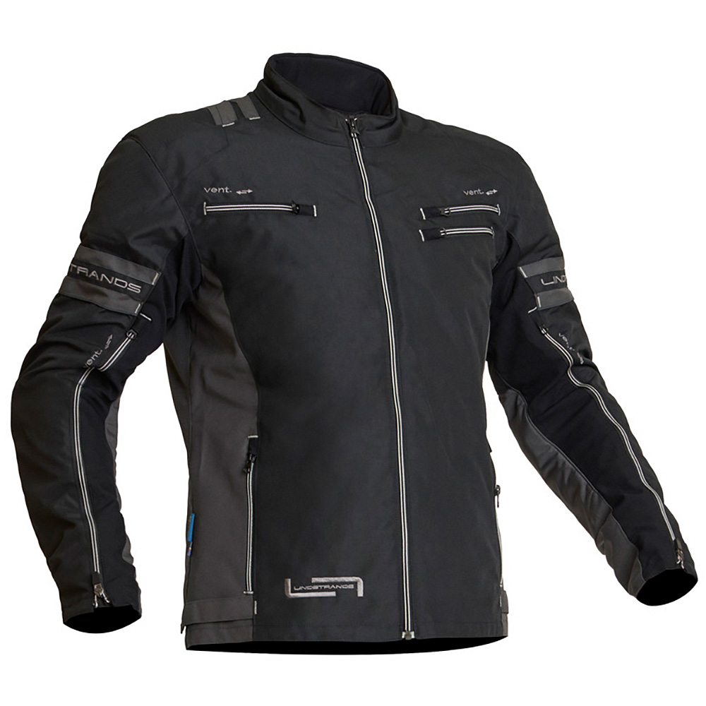 Lindstrands Tekstiilitakki Lysvik Musta 60