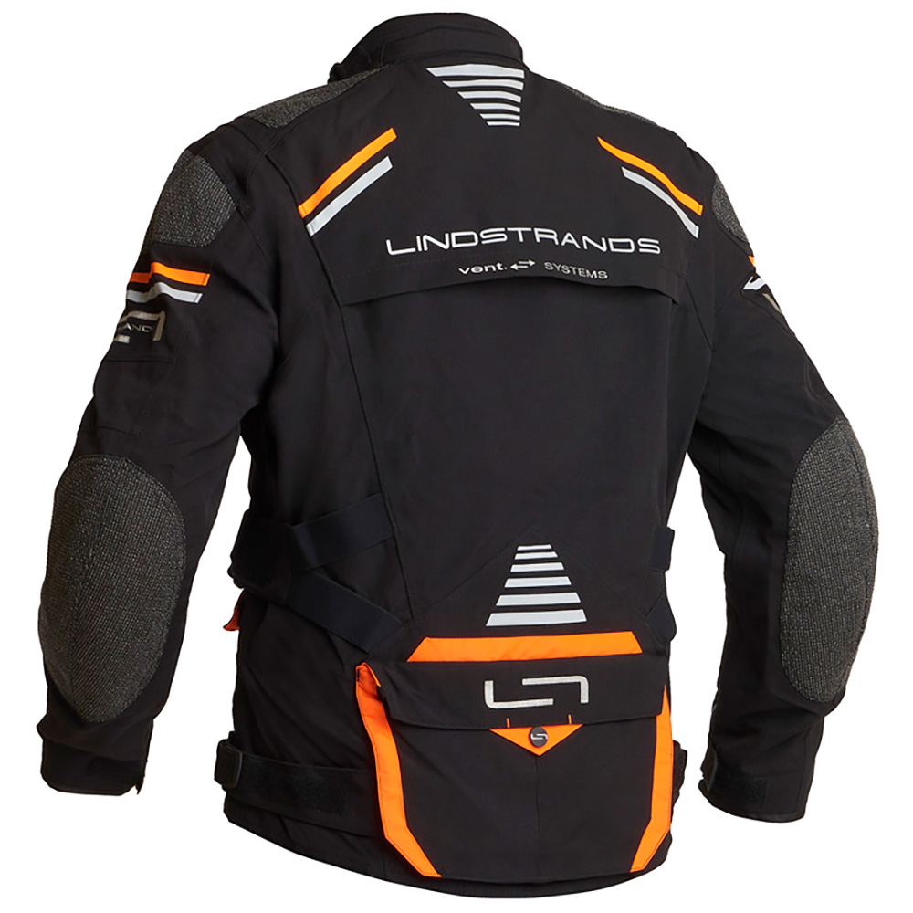 Lindstrands Tekstiilitakki Sunne Musta/oranssi 50 - Image 2