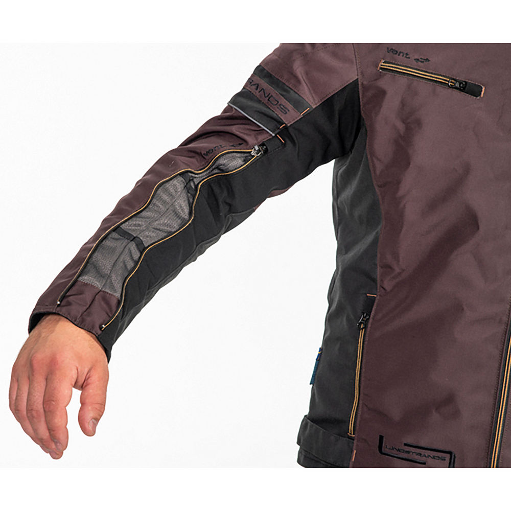 Lindstrands Tekstiilitakki Lysvik Ruskea 62 - Image 3