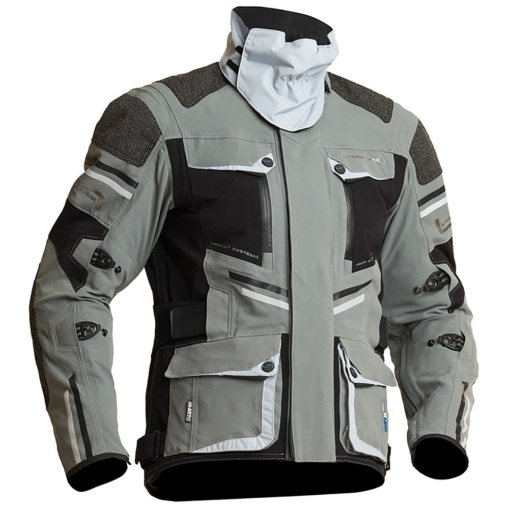 Lindstrands Tekstiilitakki Sunne Harmaa/Mustat 52 - Image 3